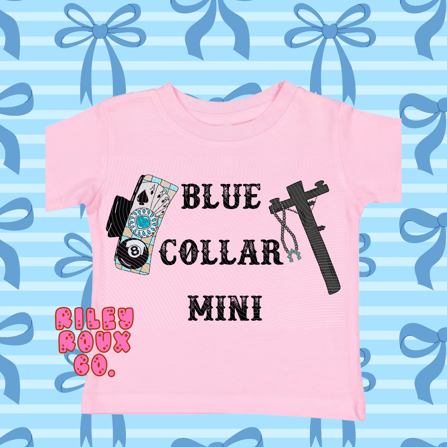 Blue Collar Mini Graphic | kids (lineman)