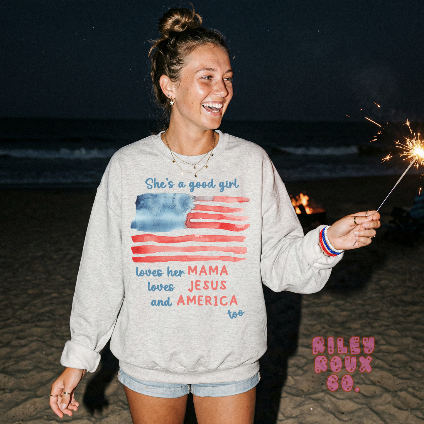 Loves America Too Graphic Tee