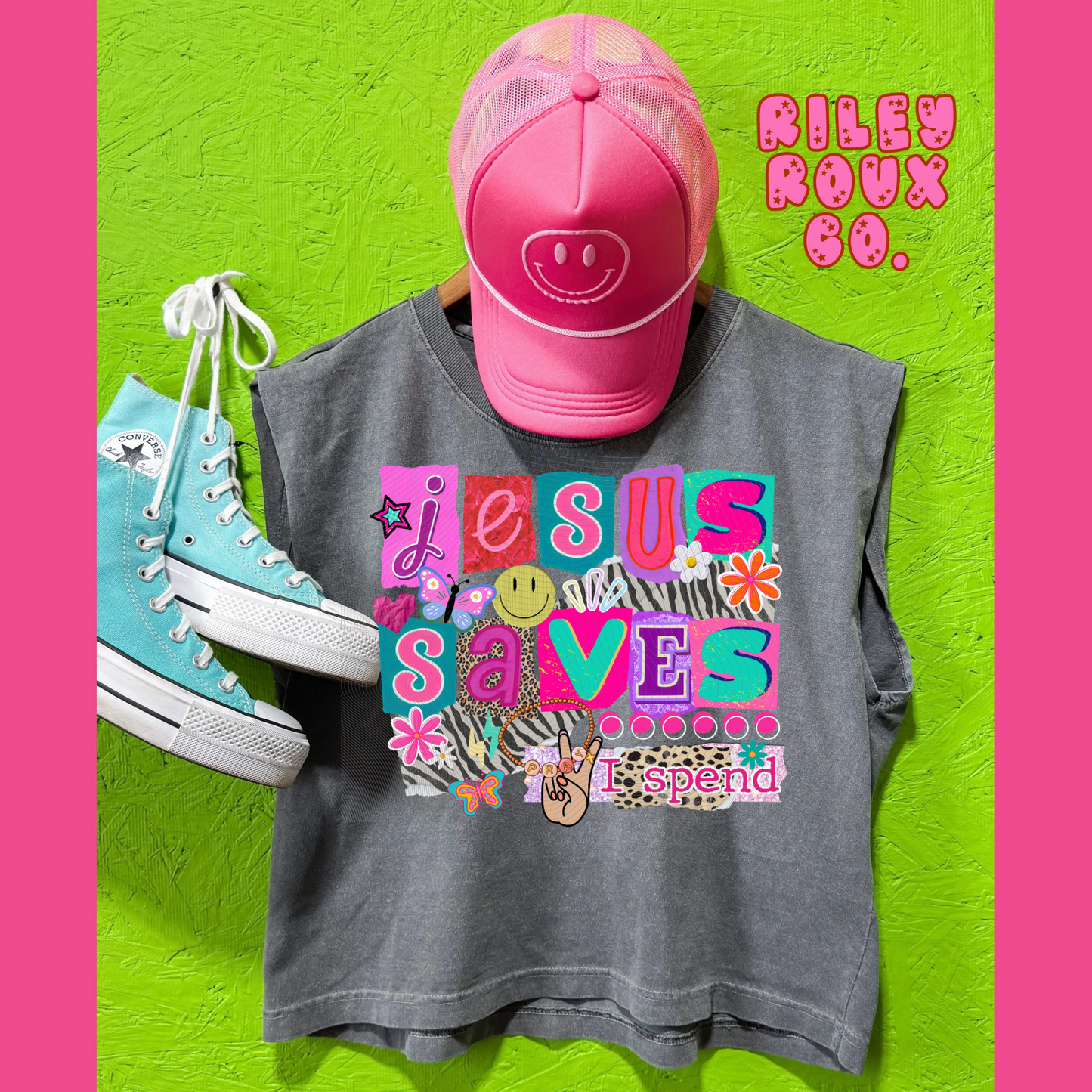 Jesus Saves, I Spend Muscle Tank