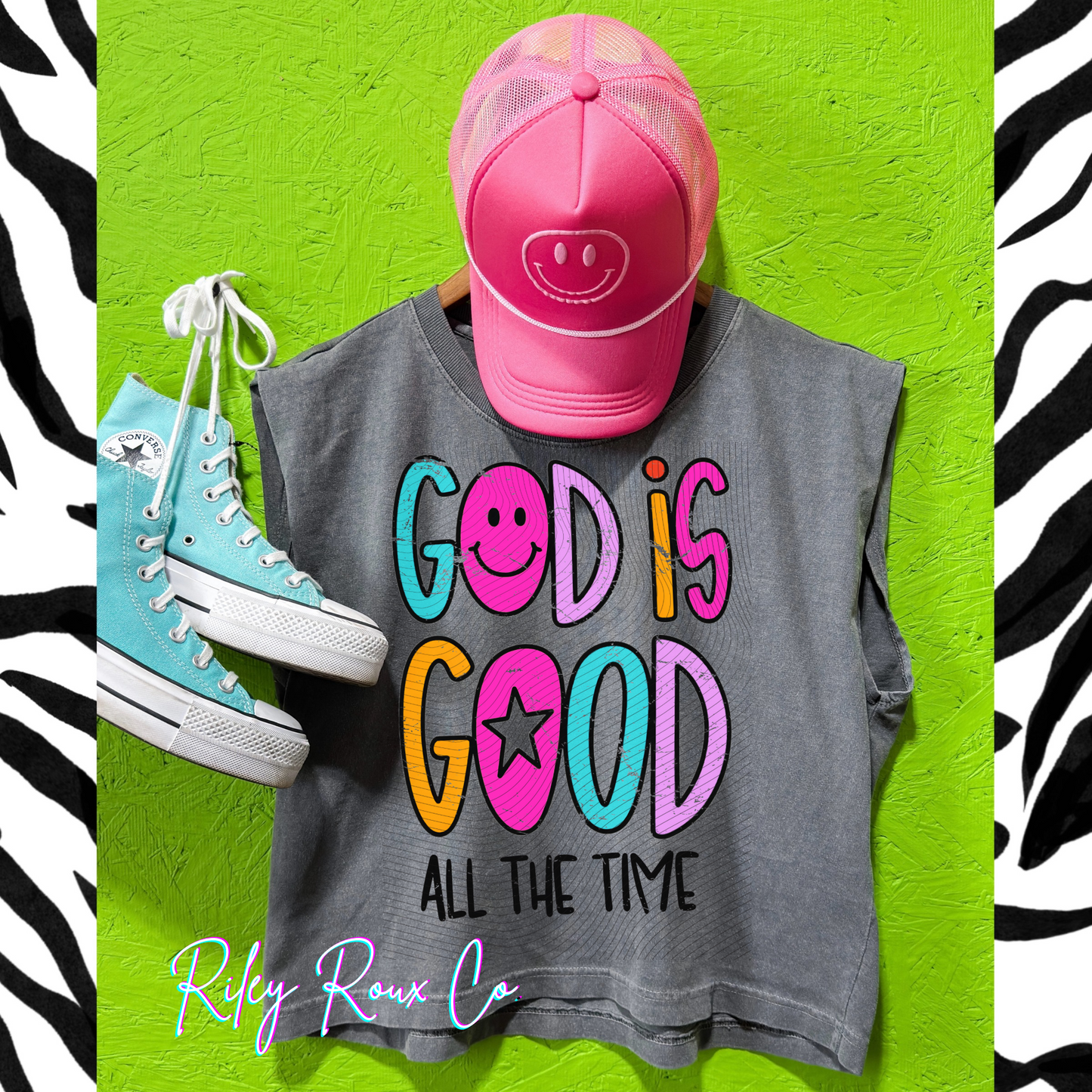 God is Good muscle tank