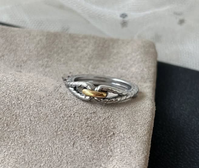 DY Mixed Metal Ring